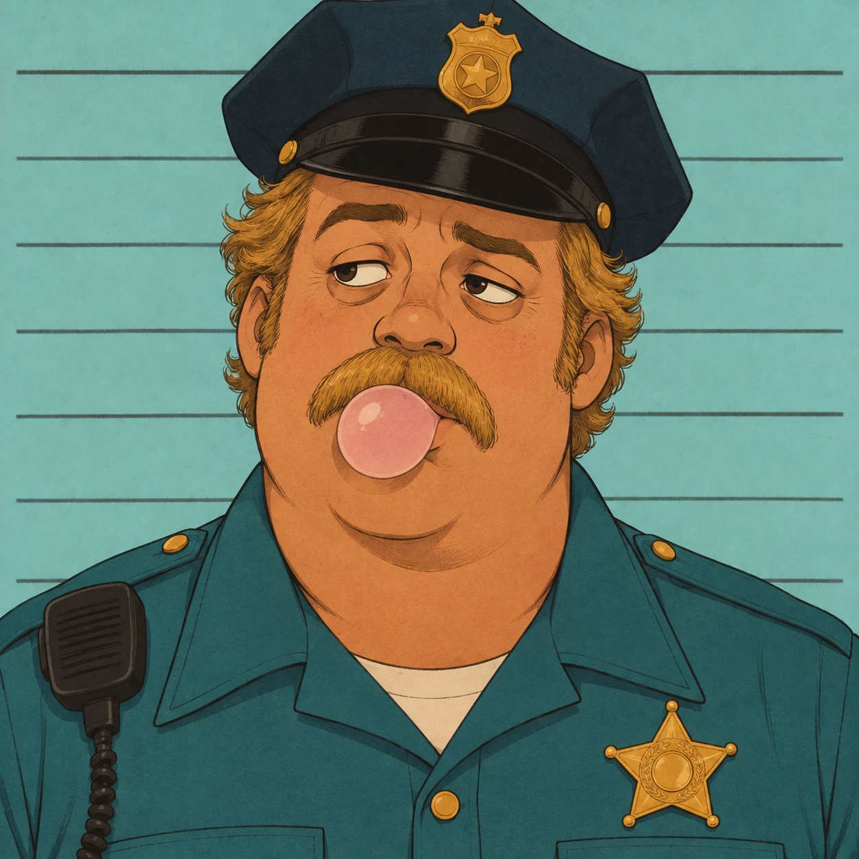 Portrait de Clyde Barnes, agent du SASP