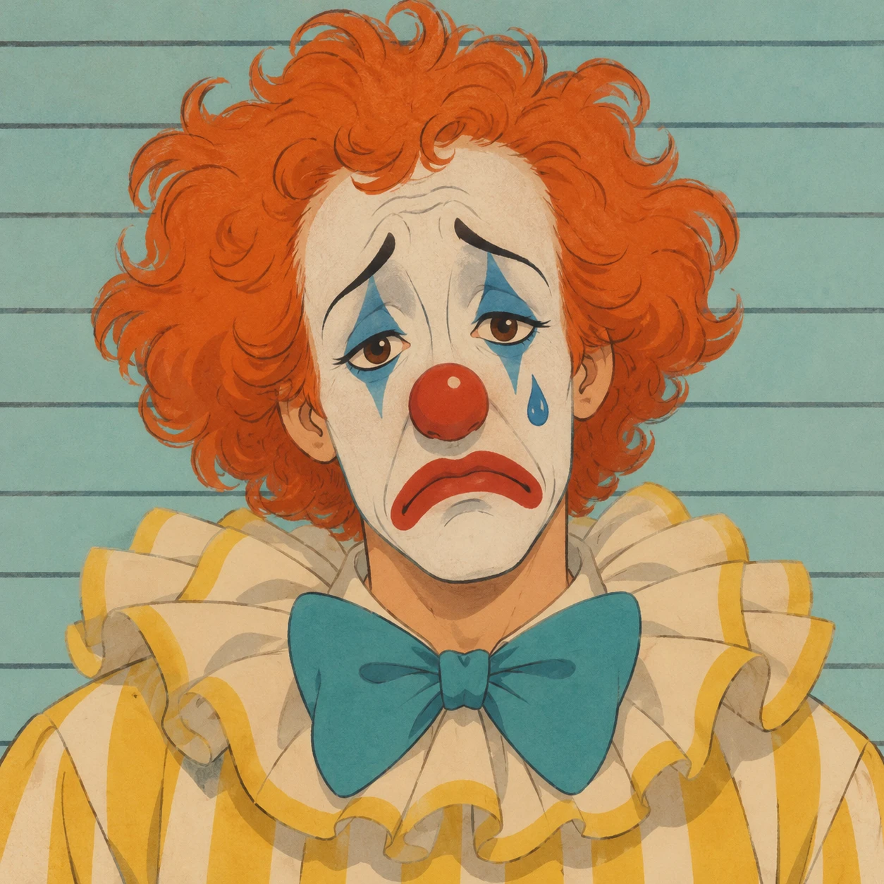 Portrait de Pépito, le clown
