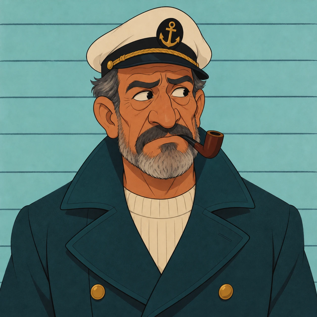 Portrait de « Salty » Ruiz, capitaine du port